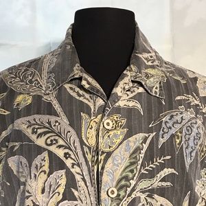 Tommy Bahama Mens Button Up Shirt Floral XL
